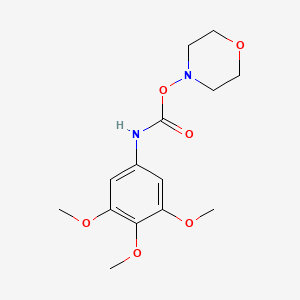 Morpholine, 4-((((3,4,5-trimethoxyphenyl)amino)carbonyl)oxy)-