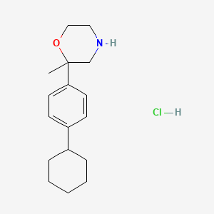 2-(4-Cyclohexylphenyl)-2-methylmorpholine hydrochloride