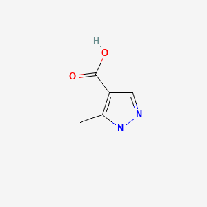 molecular formula C6H8N2O2 B1270009 1,5-二甲基-1H-吡唑-4-羧酸 CAS No. 31728-75-3