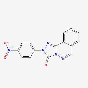 1,2,4-Triazolo(3,4-a)phthalazin-3(2H)-one, 2-(4-nitrophenyl)-