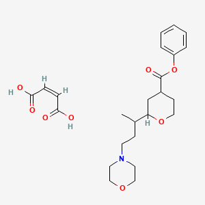 molecular formula C24H33NO8 B12700280 Einecs 282-102-7 CAS No. 84100-21-0