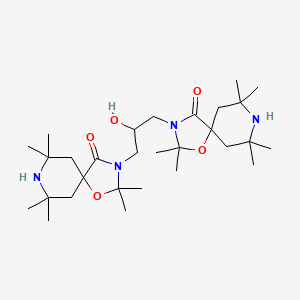 3,3'-(2-Hydroxypropane-1,3-diyl)bis(2,2,7,7,9,9-hexamethyl-1-oxa-3,8-diazaspiro(4.5)decan-4-one)