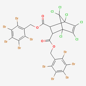 Bis[(pentabromophenyl)methyl] 1,4,5,6,7,7-hexachlorobicyclo[2.2.1]hept-5-ene-2,3-dicarboxylate