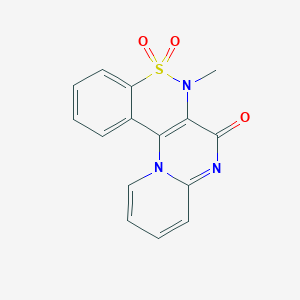 molecular formula C15H11N3O3S B12700416 9Kab6U2xfs CAS No. 76066-10-9