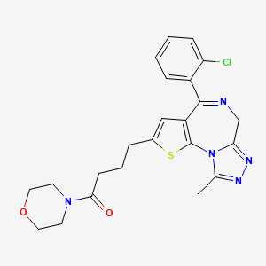 Morpholine, 4-(4-(4-(2-chlorophenyl)-9-methyl-6H-thieno(3,2-f)(1,2,4)triazolo(4,3-a)(1,4)diazepin-2-yl)-1-oxobutyl)-