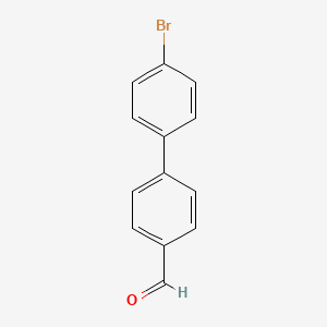molecular formula C13H9BrO B1270052 4'-Bromo-[1,1'-biphenyl]-4-carbaldehyde CAS No. 50670-58-1