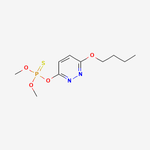 Phosphorothioic acid, O-(6-butoxy-3-pyridazinyl) O,O-dimethyl ester