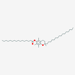 3,4-Dihydro-2,5,7,8-tetramethyl-2-(4,8,12-trimethyltridecyl)-2H-1-benzopyran-6-yl hexadecanoate