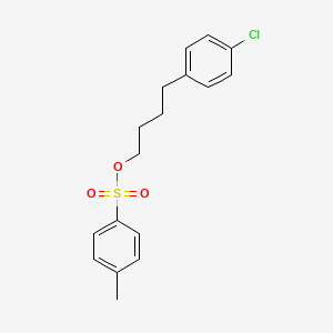 molecular formula C17H19ClO3S B12700681 4-Chlorophenylbutyl 4-methylbenzenesulphonate CAS No. 93982-99-1