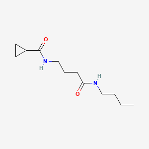 Cyclopropanecarboxamide, N-(4-butylamino-4-oxobutyl)-