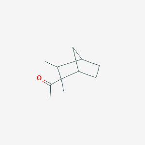 molecular formula C11H18O B12700699 Ethanone, 1-(2,3-dimethylbicyclo(2.2.1)hept-2-yl)- CAS No. 854737-10-3