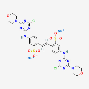 Disodium 4,4'-bis((4-chloro-6-morpholino-1,3,5-triazin-2-yl)amino)stilbene-2,2'-disulphonate