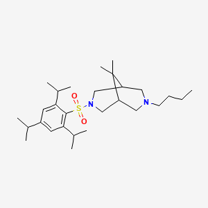 3,7-Diazabicyclo(3.3.1)nonane, 3-butyl-9,9-dimethyl-7-((2,4,6-tris(1-methylethyl)phenyl)sulfonyl)-