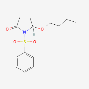 5-Butoxy-1-(phenylsulfonyl)-2-pyrrolidinone