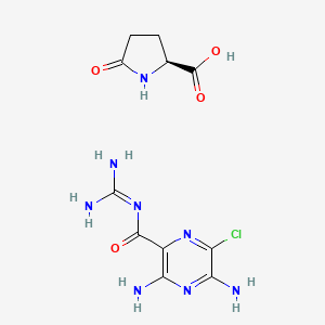 molecular formula C11H15ClN8O4 B12700843 Einecs 299-155-7 CAS No. 93857-23-9