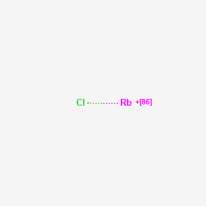 molecular formula ClRb B12700848 Rubidium chloride Rb 86 CAS No. 21031-72-1