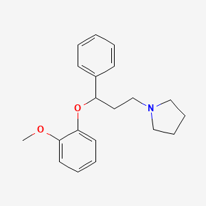 1-(3-(2-Methoxyphenoxy)-3-phenylpropyl)pyrrolidine