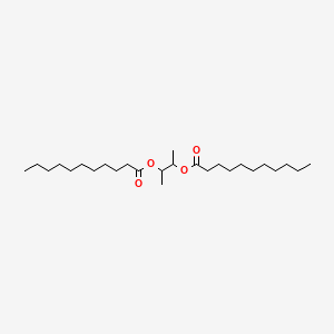 molecular formula C26H50O4 B12701005 2,3-Butanediol diundecanoate CAS No. 84006-15-5