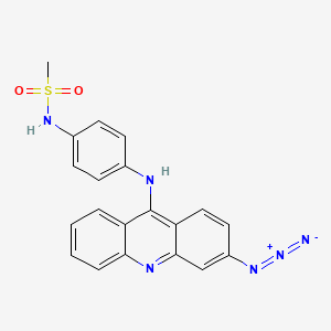 Methanesulfonamide, N-(4-((3-azido-9-acridinyl)amino)phenyl)-