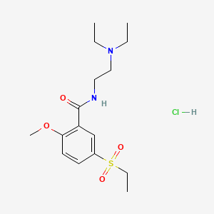 N-(2-(Diethylamino)ethyl)-5-(ethylsulphonyl)-2-methoxybenzamide monohydrochloride