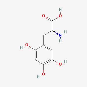 molecular formula C9H11NO5 B12701204 6-Hydroxydopa, D- CAS No. 29979-41-7