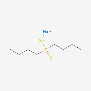 Phosphinodithioic acid, dibutyl-, sodium salt