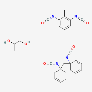 1,3-Diisocyanato-2-methylbenzene;5-isocyanato-5-[(1-isocyanatocyclohexa-2,4-dien-1-yl)methyl]cyclohexa-1,3-diene;propane-1,2-diol