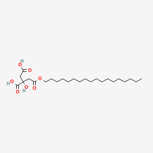 molecular formula C24H44O7 B12701283 Stearyl citrate CAS No. 67939-31-5