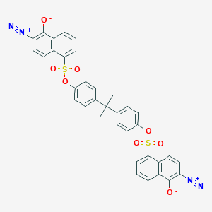 (1-Methylethylidene)di-4,1-phenylene bis(6-diazo-5,6-dihydro-5-oxonaphthalene-1-sulphonate)