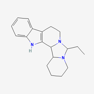 9-ethyl-8,10,20-triazapentacyclo[11.7.0.02,10.03,8.014,19]icosa-1(13),14,16,18-tetraene