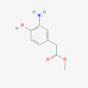 molecular formula C9H11NO3 B1270134 2-(3-氨基-4-羟基苯基)乙酸甲酯 CAS No. 78587-72-1