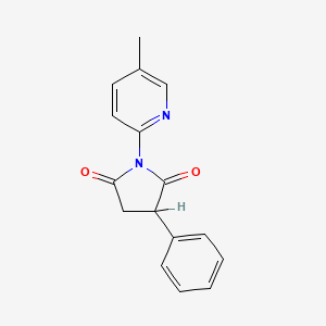 1-(5-Methyl-2-pyridinyl)-3-phenyl-2,5-pyrrolidinedione