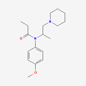 N-(1-Methyl-2-piperidinoethyl)-p-propionanisidide