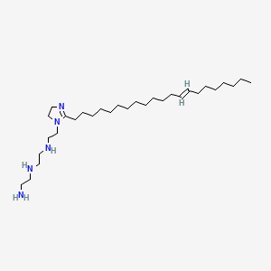 molecular formula C30H61N5 B12701379 N-(2-Aminoethyl)-N'-(2-(2-(13-henicosenyl)-4,5-dihydro-1H-imidazol-1-yl)ethyl)ethylenediamine CAS No. 94022-16-9