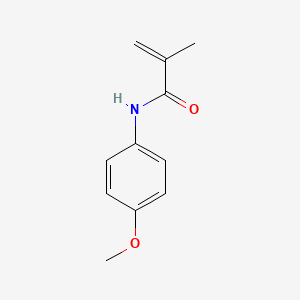 molecular formula C11H13NO2 B1270139 N-(4-甲氧基苯基)-2-甲基丙烯酰胺 CAS No. 7274-71-7