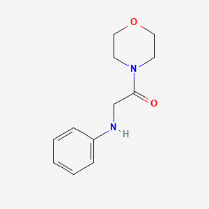 Morpholine, 4-(N-phenylglycyl)-