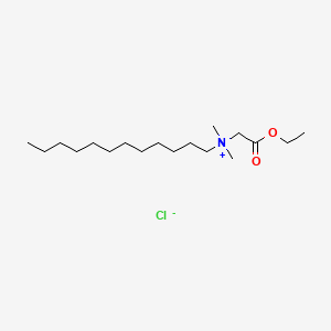 molecular formula C18H38ClNO2 B12701464 Laurcetium chloride CAS No. 16516-26-0