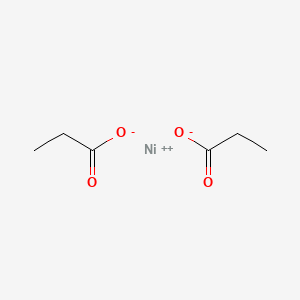 molecular formula C6H10NiO4 B12701584 Nickel(2+) propionate CAS No. 3349-08-4