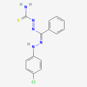 1-(4-Chlorophenyl)-3-phenyl-5-formazancarbothioamide