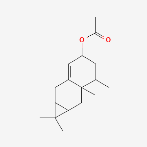 1a,2,4,5,6,6a,7,7a-Octahydro-1,1,6,6a-tetramethyl-1H-cyclopropa(b)naphthalen-4-yl acetate