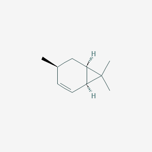 molecular formula C10H16 B12701699 4-Carene, cis-(+)- CAS No. 1314036-32-2