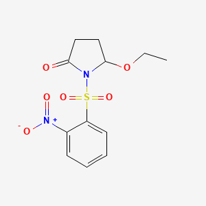 5-Ethoxy-1-((2-nitrophenyl)sulfonyl)-2-pyrrolidinone