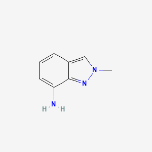 molecular formula C8H9N3 B1270201 7-Amino-2-methylindazole CAS No. 90223-02-2