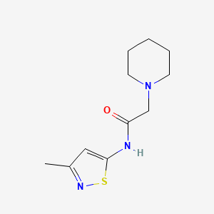 1-Piperidineacetamide, N-(3-methyl-5-isothiazolyl)-