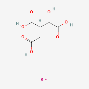 Potassium trihydrogen-DL-threo-3-carboxylato-2,3-dideoxy-1-hydroxypropane-1,2,3-tricarboxylate