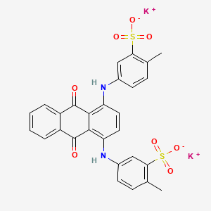 Dipotassium ((9,10-dihydro-9,10-dioxo-1,4-anthrylene)diimino)bis(toluenesulphonate)