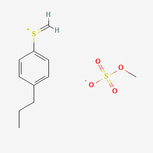 Methylidene-(4-propylphenyl)sulfanium;methyl sulfate