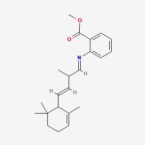 Methyl 2-((2-methyl-4-(2,6,6-trimethyl-2-cyclohexen-1-yl)-3-butenylidene)amino)benzoate