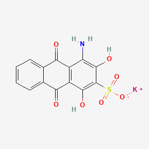 Potassium 4-amino-9,10-dihydro-1,3-dihydroxy-9,10-dioxoanthracene-2-sulphonate