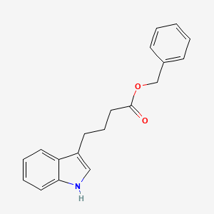 molecular formula C19H19NO2 B1270217 benzyl 4-(1H-indol-3-yl)butanoate CAS No. 55747-37-0